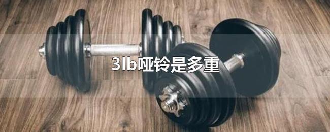 3lb哑铃是多重 3lb哑铃是多重
