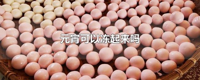 元宵可以冻起来吗 元宵可以冻起来吗
