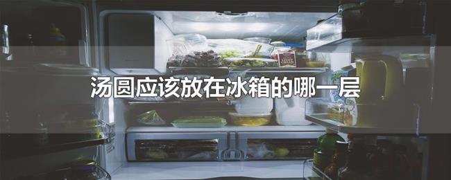 汤圆应该放在冰箱的哪一层