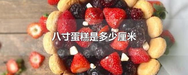 八寸蛋糕是多少厘米