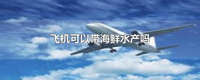 飞机可以带海鲜水产吗