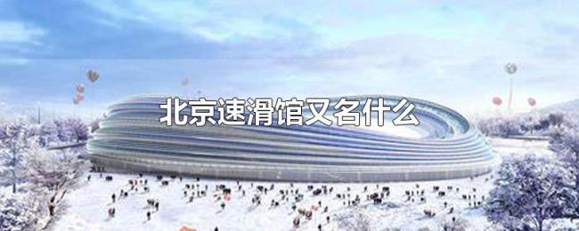 北京速滑馆又名什么 北京速滑馆又名什么
