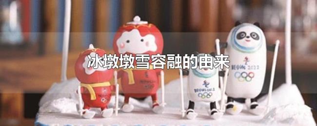 冰墩墩雪容融的由来