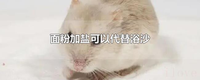 面粉加盐可以代替浴沙