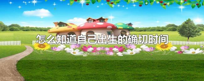 怎么知道自己出生的确切时间