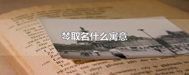 棽取名什么寓意 棽取名什么寓意
