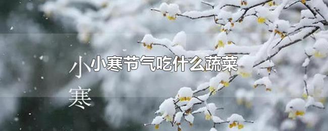 小寒节气吃什么蔬菜
