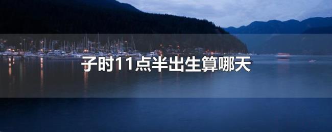 子时11点半出生算哪天 子时11点半出生算哪天