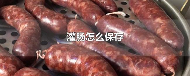 灌肠怎么保存