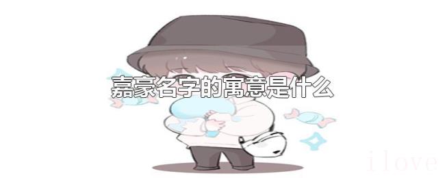 嘉豪名字的寓意是什么 嘉豪名字的寓意是什么