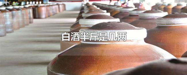 白酒半斤是几两 白酒半斤是几两