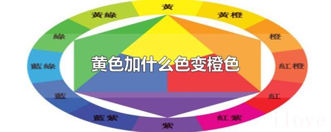 黄色加什么色变橙色