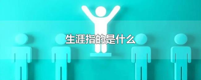 生涯指的是什么 生涯指的是什么