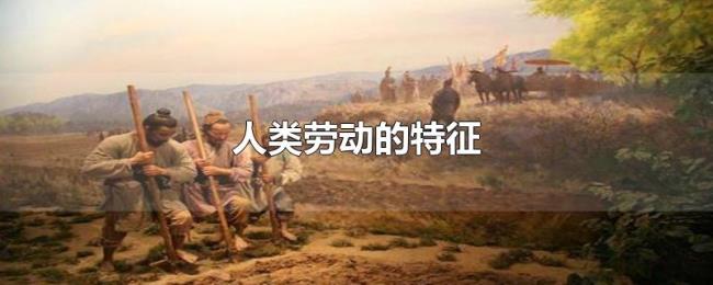 人类劳动的特征
