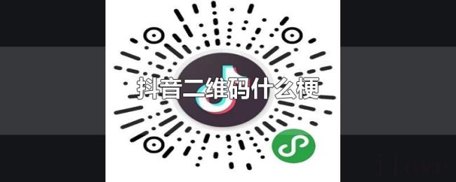 抖音二维码什么梗