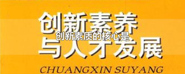 创新素质的核心是 创新素质的核心是