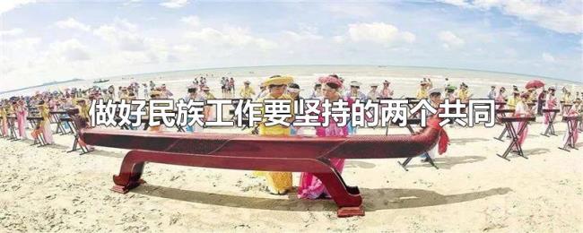做好民族工作要坚持的两个共同 做好民族工作要坚持的两个共同