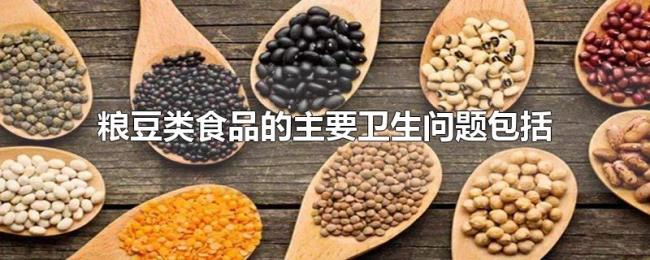 粮豆类食品的主要卫生问题包括 粮豆类食品的主要卫生问题包括