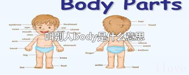 叫别人body是什么意思 叫别人body是什么意思