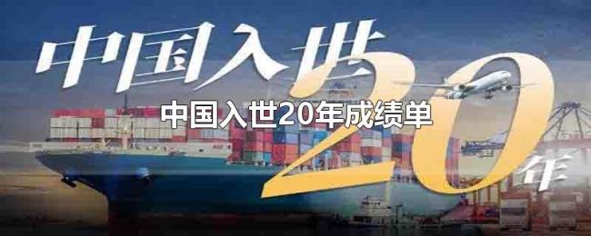 中国入世20年成绩单 中国入世20年成绩单