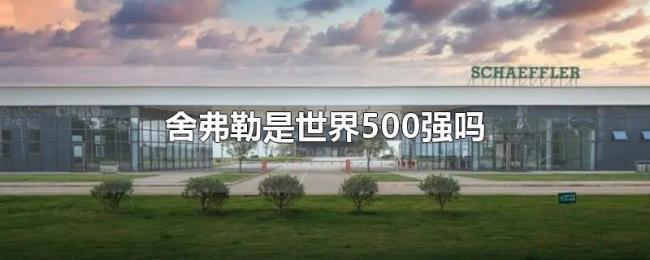 舍弗勒是世界500强吗 舍弗勒是世界500强吗