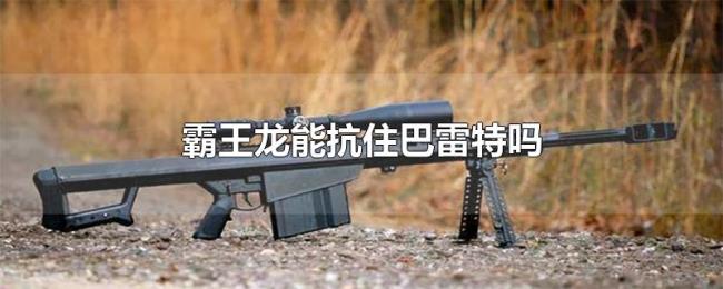 霸王龙能抗住巴雷特吗