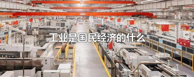工业是国民经济的什么 工业是国民经济的什么