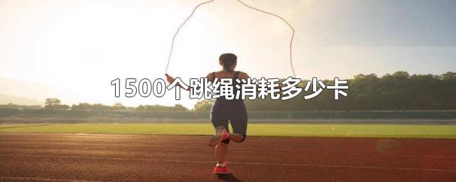 1500个跳绳消耗多少卡