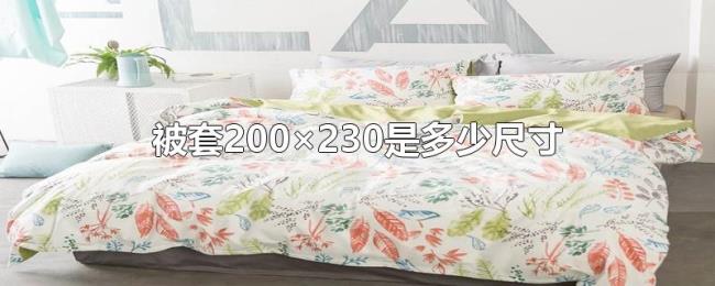 被套200×230是多少尺寸 被套200×230是多少尺寸