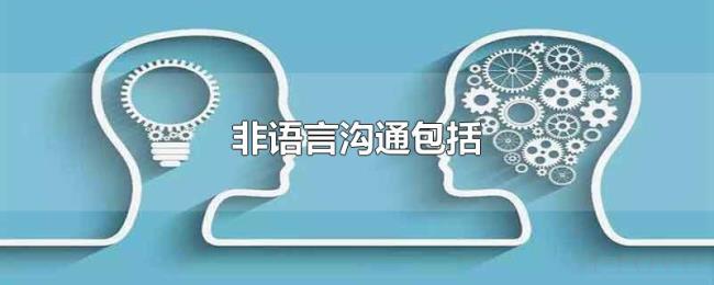 非语言沟通包括