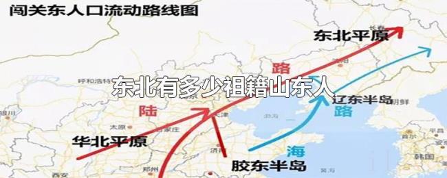 东北有多少祖籍山东人 东北有多少祖籍山东人