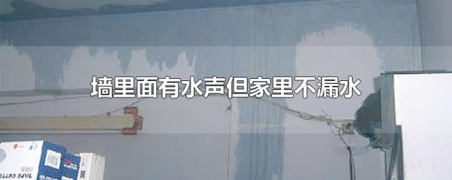 墙里面有水声但家里不漏水 墙里面有水声但家里不漏水