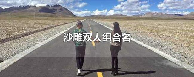 沙雕双人组合名