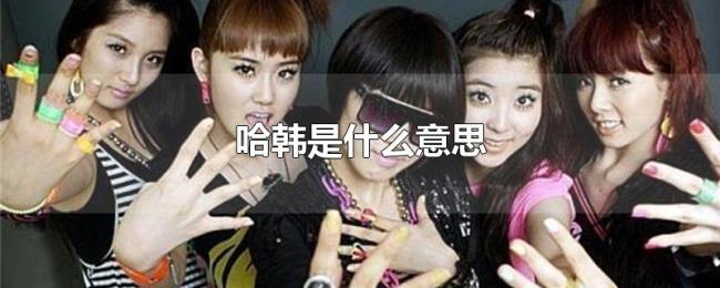 哈韩是什么意思 哈韩是什么意思