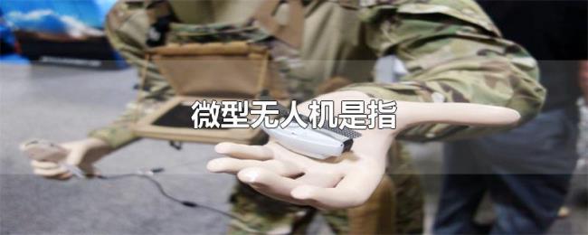 微型无人机是指