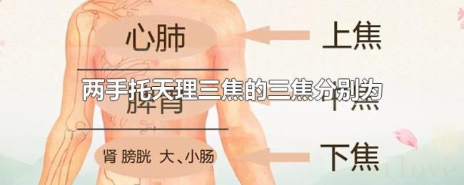 两手托天理三焦的三焦分别为 两手托天理三焦的三焦分别为