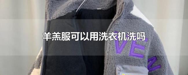 羊羔服可以用洗衣机洗吗