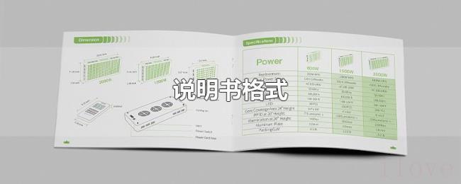 说明书格式 说明书格式