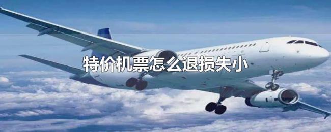 特价机票怎么退损失小