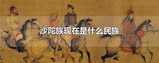 沙陀族现在是什么民族
