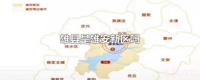 雄县是雄安新区吗