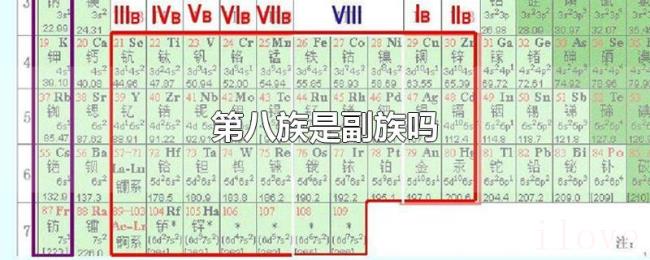 第八族是副族吗 第八族是副族吗