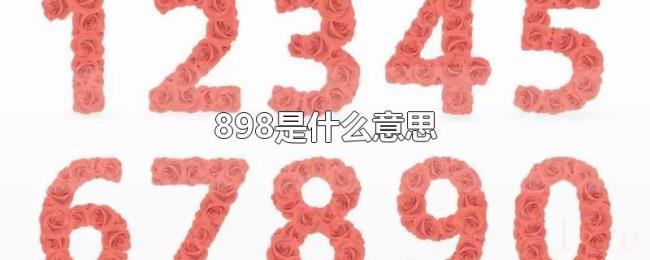 898是什么意思 898是什么意思