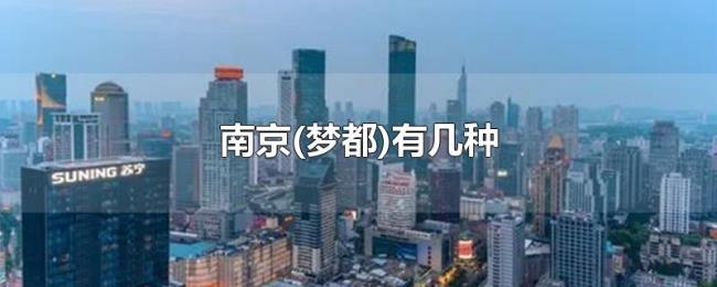 南京(梦都)有几种 南京(梦都)有几种