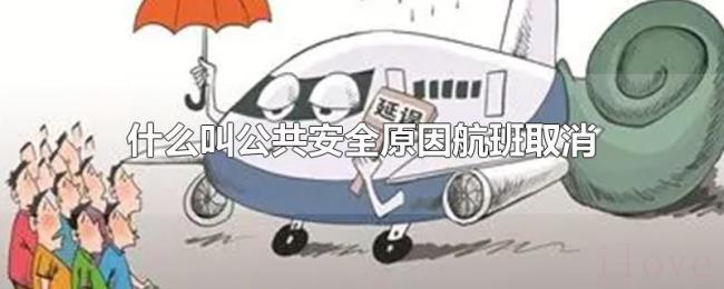 什么叫公共安全原因航班取消 什么叫公共安全原因航班取消