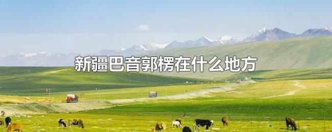 新疆巴音郭楞在什么地方 新疆巴音郭楞在什么地方