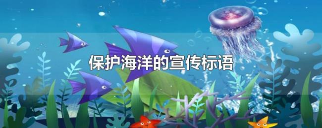 保护海洋的宣传标语 保护海洋的宣传标语