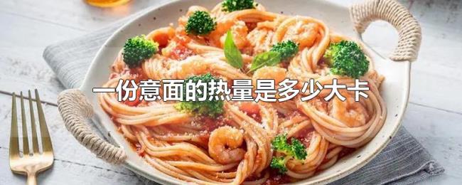 一份意面的热量是多少大卡
