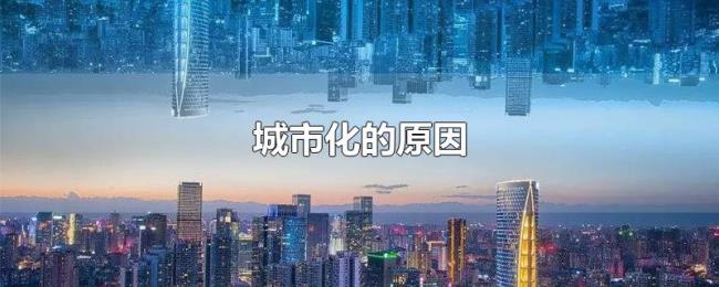 城市化的原因