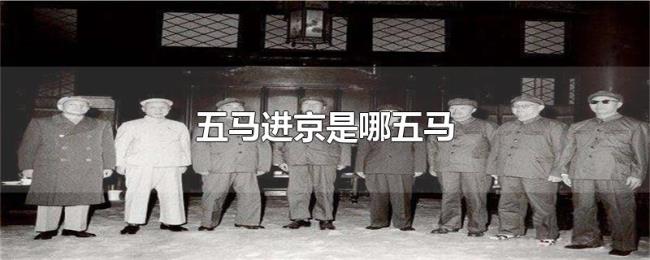 五马进京是哪五马 五马进京是哪五马